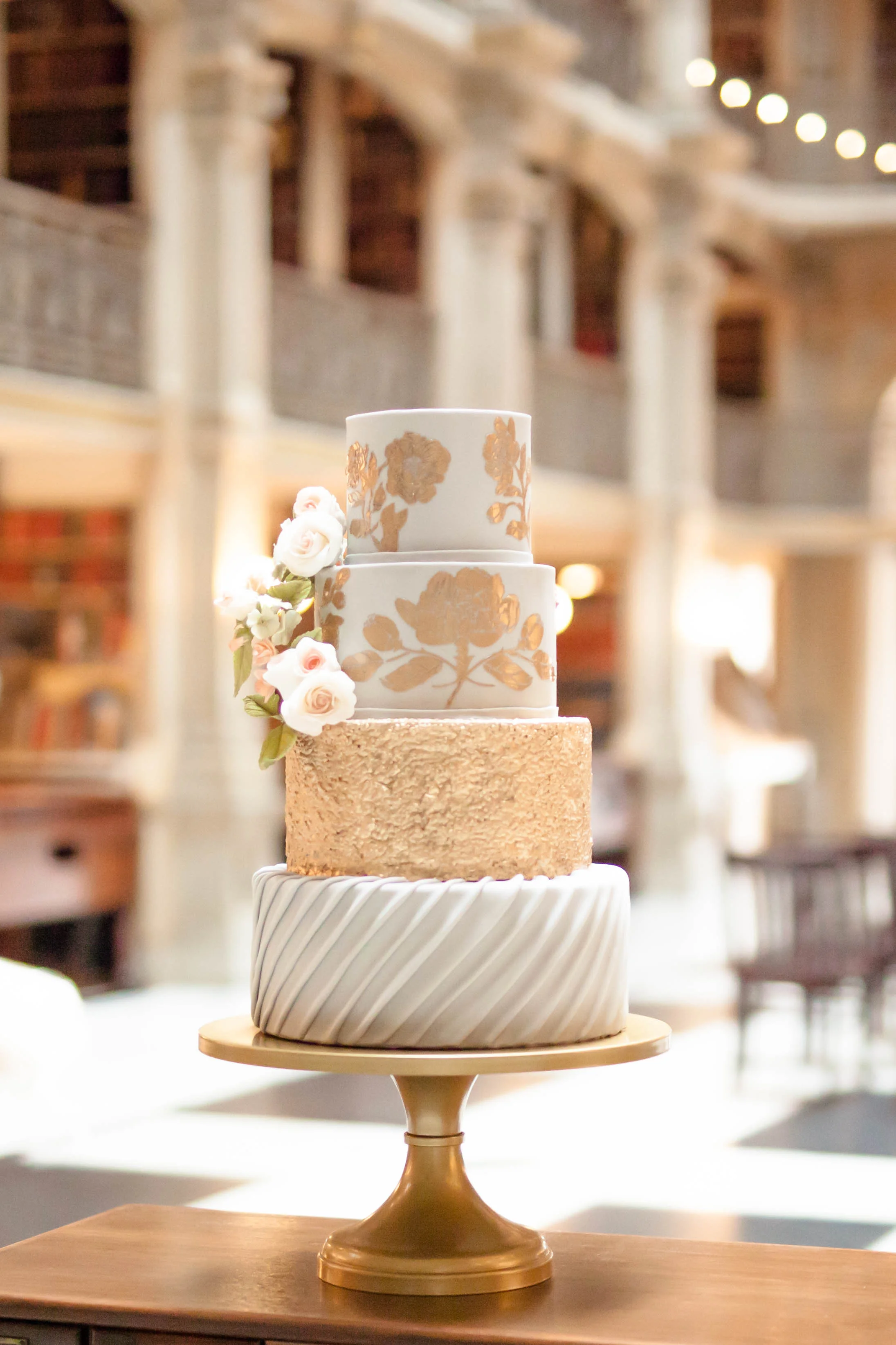 Styled Shoot Peabody Wedding Cake Flowers Phoenix MD